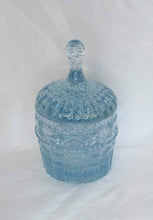 Load image into Gallery viewer, Blue Glitter Carousel Jar
