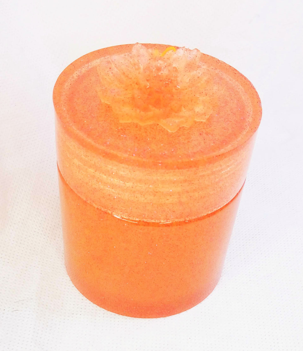 Glow Coral Decorative Jar