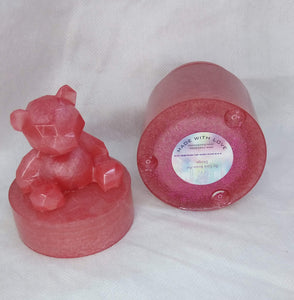 Pink Bear Decorative Jar