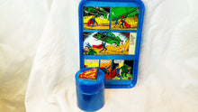 Load image into Gallery viewer, 2pc. Superman Tray w/ Screw Lid Jar
