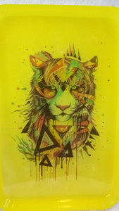 Yellow Tiger Rolling Tray