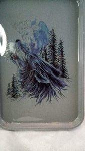 2pc. Wolf Tray Set